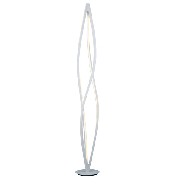 Et2 Cyclone LED 3-Light 9.75" Wide Matte White Floor Lamp E41398-11MW - main